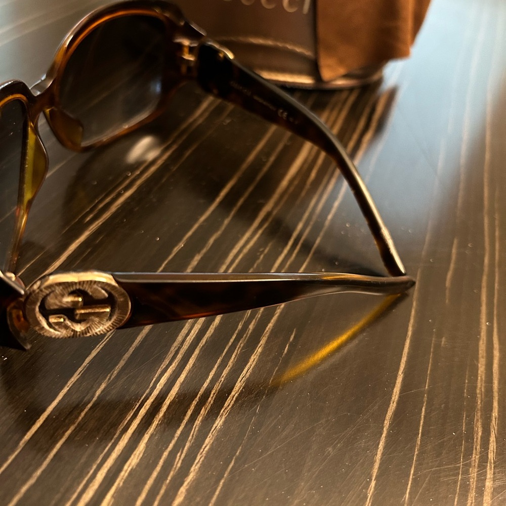 Gucci Square OversizedTortoiseshell Sunglasses 3164/S - Picture 3 of 6